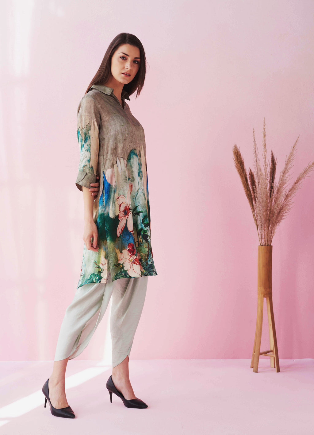 GREY GLACIER AARIA TUNIC