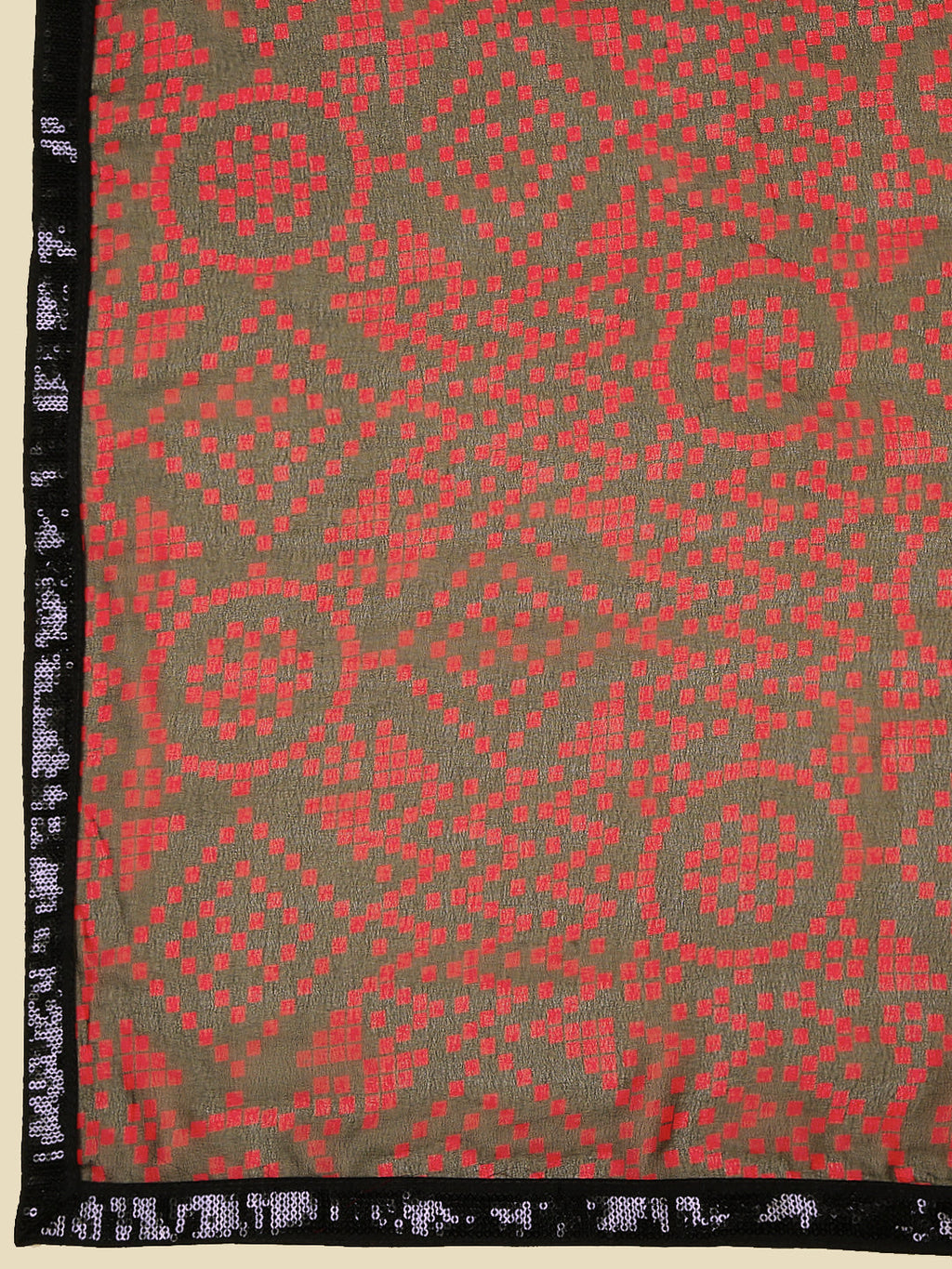 Laxmipati 13467 Georgette Red & Black Sarees