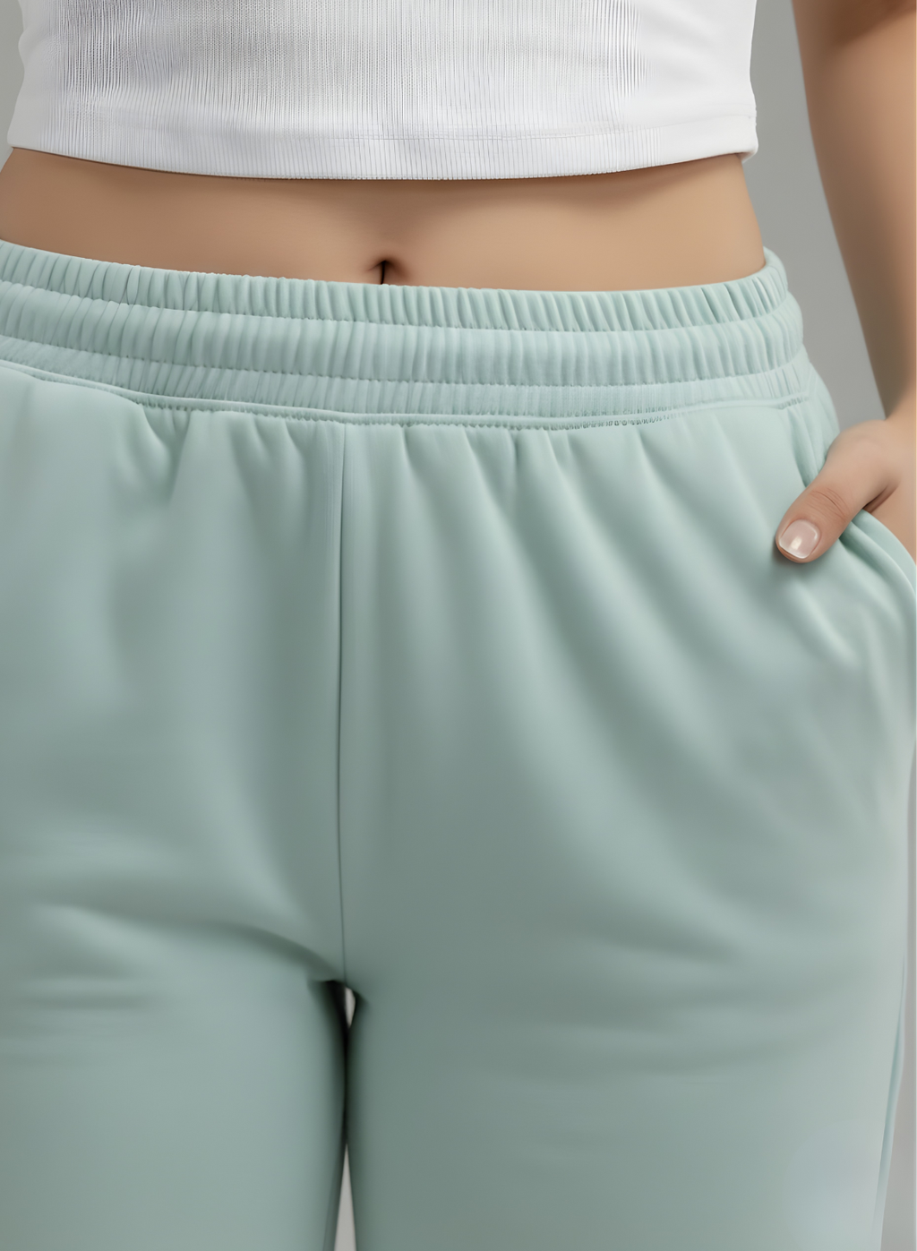 Mist Pistachio Women Shorts