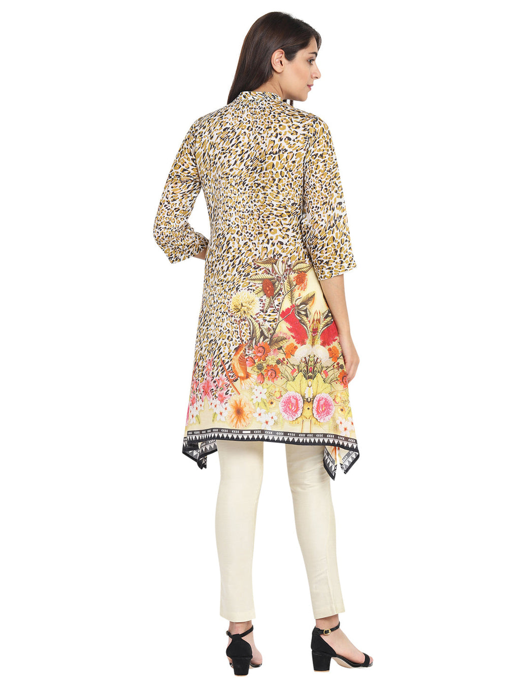 ANIMAL FLORAL KAFTAN