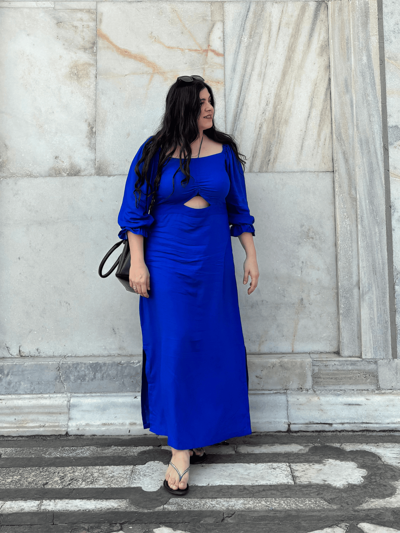 Zeenia Featuring In Blue Lagoon Dress