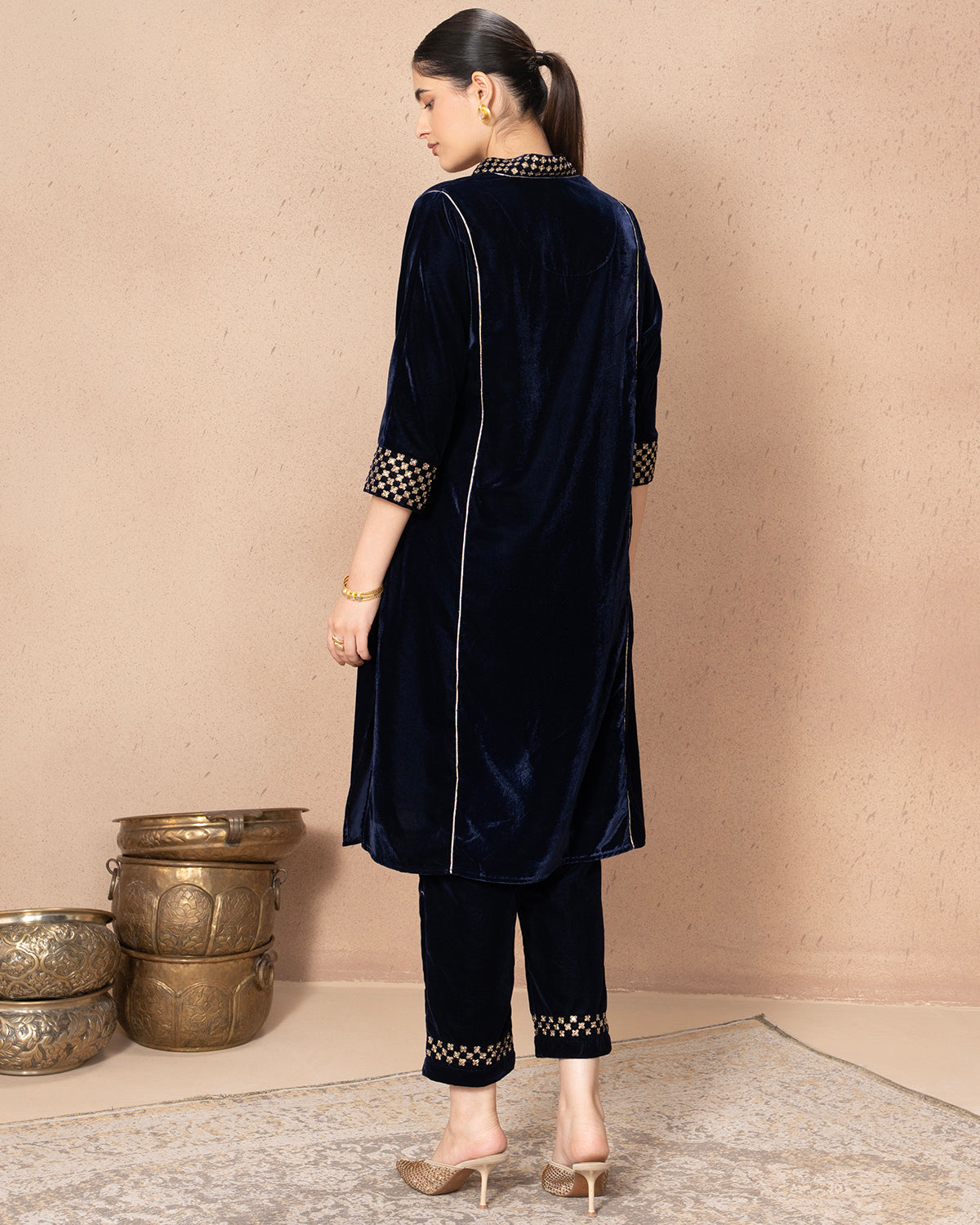 NAVY KALI TUNIC