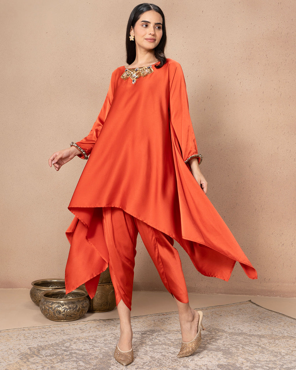 RUST ORANGE ZOLA TUNIC