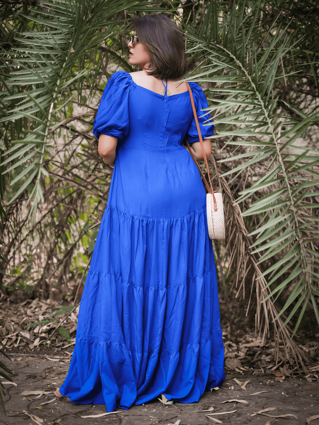 Blue Blushing Petal Dress