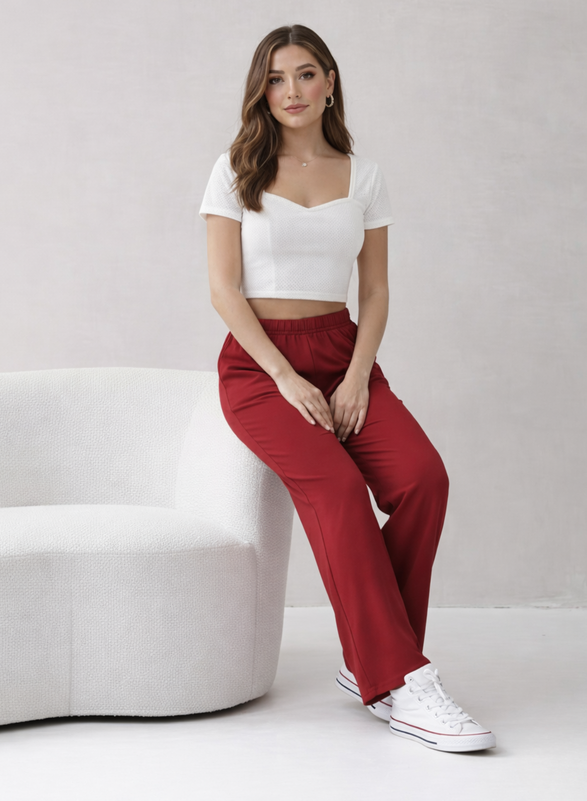 Magnetic Maroon All Day Pants