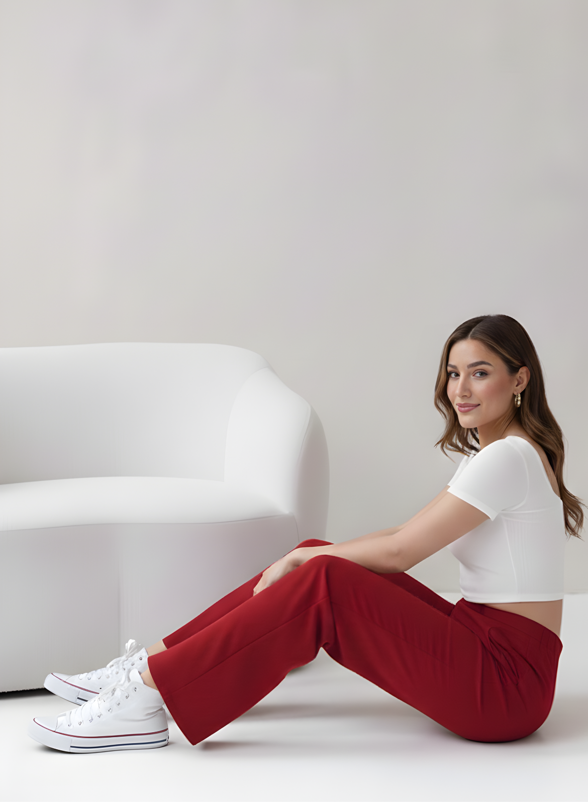 Magnetic Maroon All Day Pants