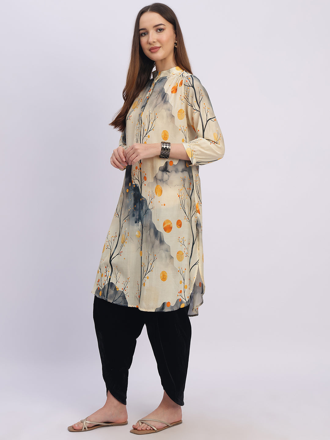 BEIGE MOON LIGHT TUNIC