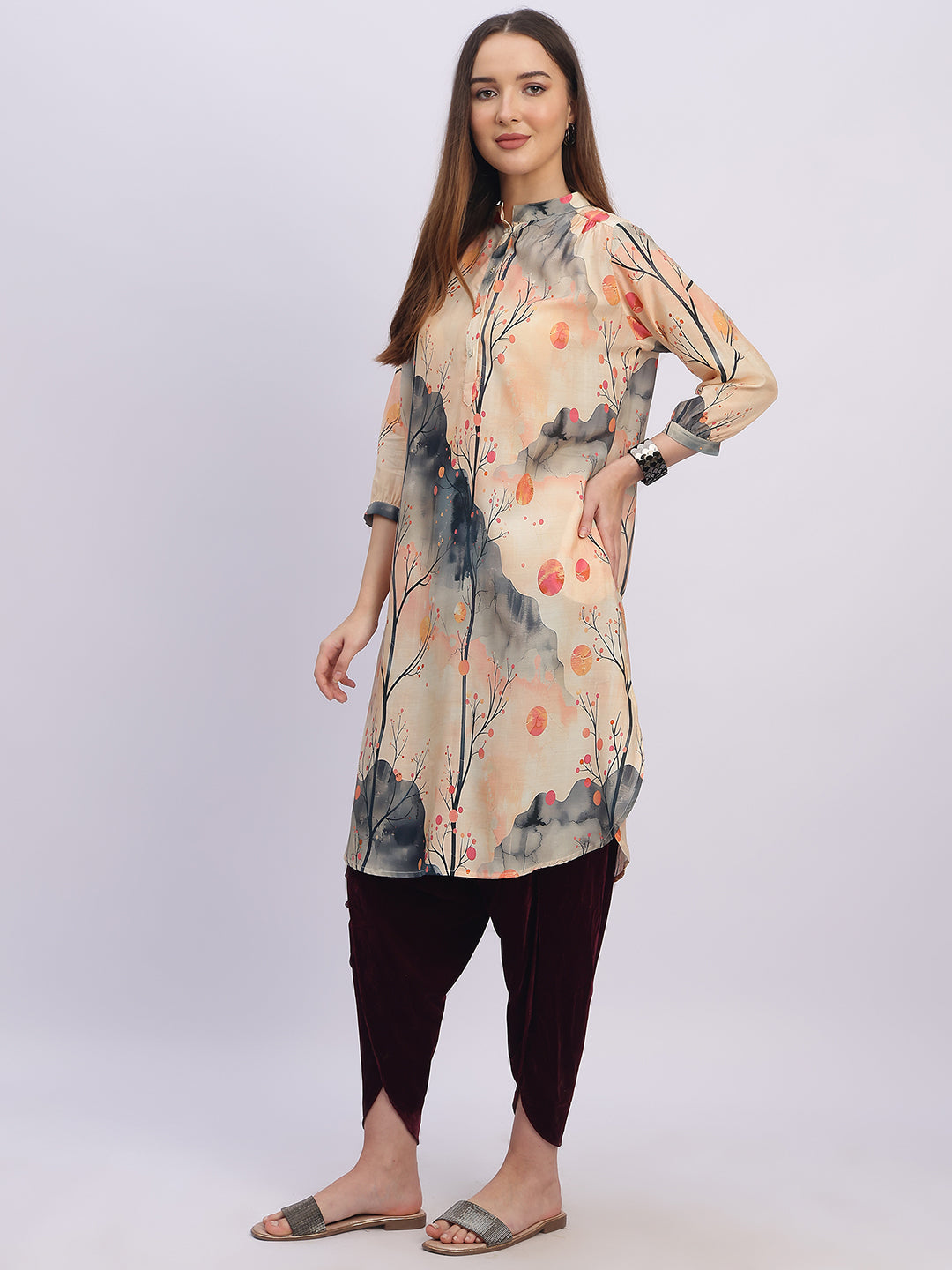 PEACH MOON LIGHT TUNIC