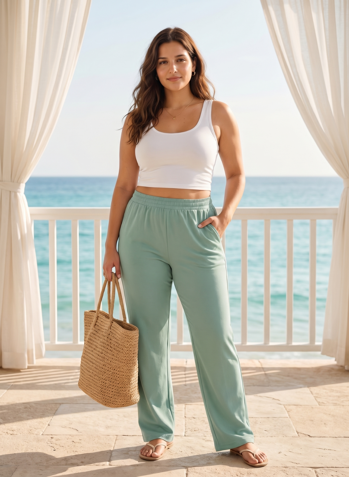 Mist Pistachio All Day Pants