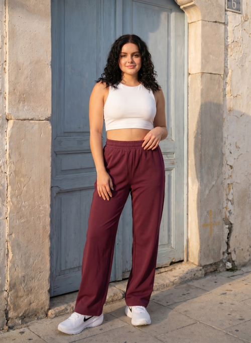 Burning Burgundy All Day Pants