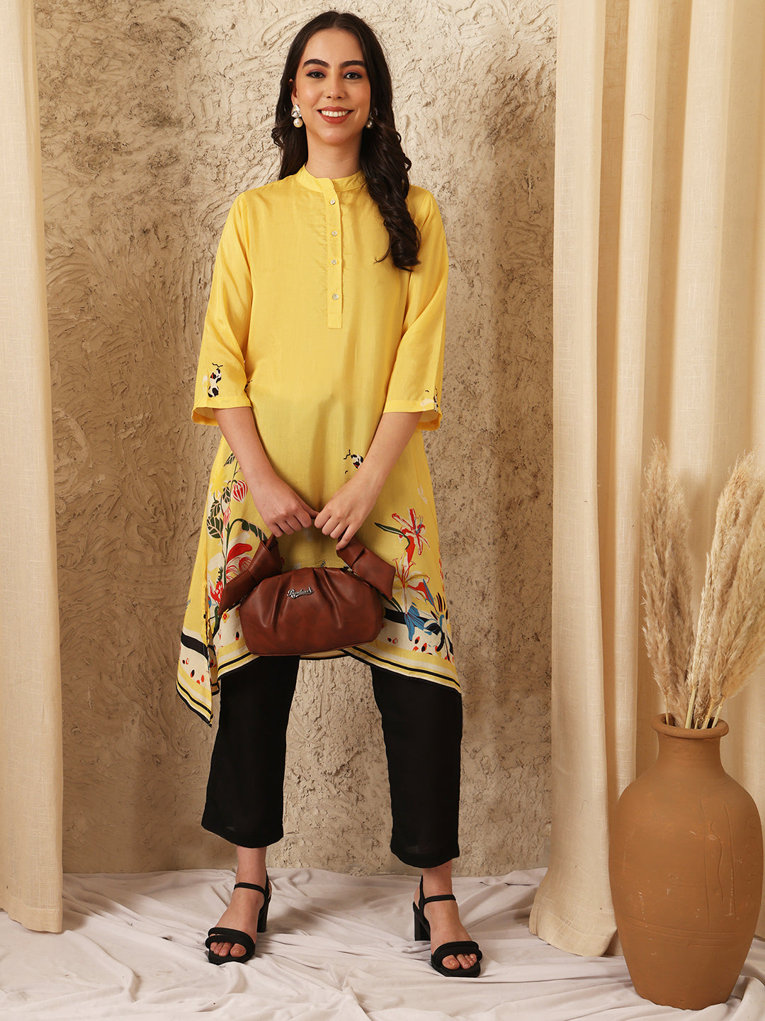 YELLOW PLUTO KAFTAN