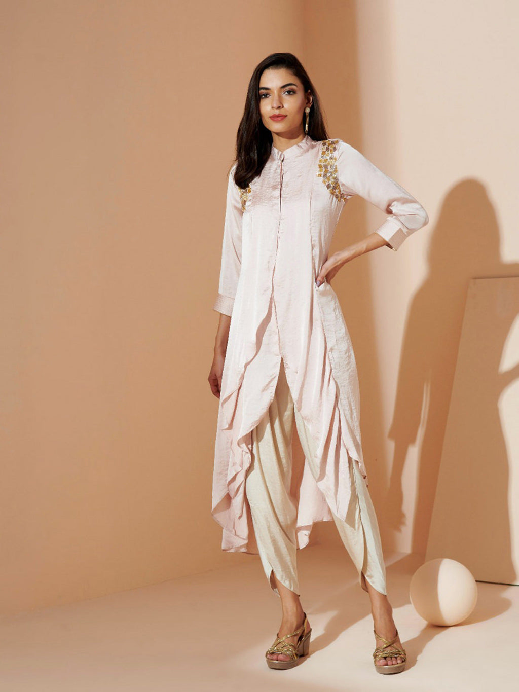 BLUSH TRAPEZIO TUNIC