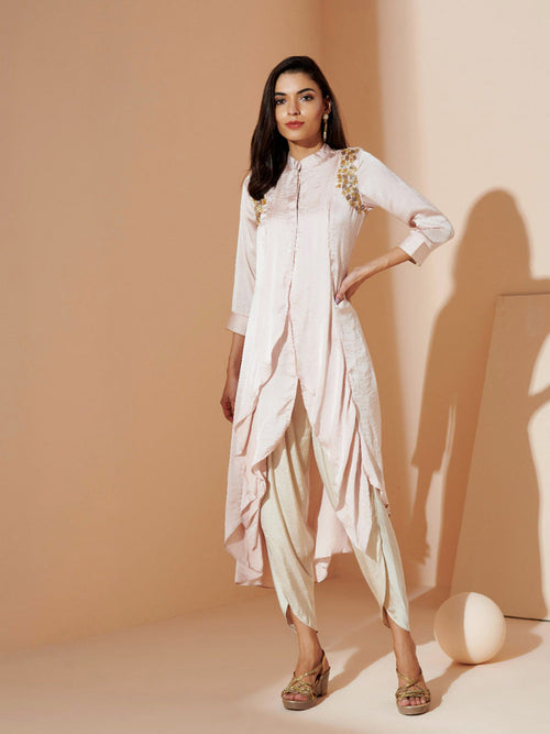BLUSH TRAPEZIO TUNIC