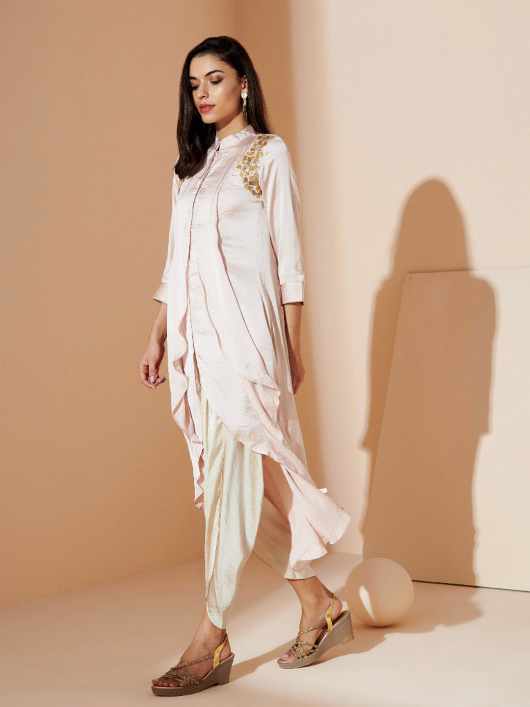 BLUSH TRAPEZIO TUNIC