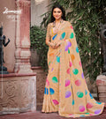 Laxmipati JAMUN 7905 Georgette Satin Patta Multicolor Sarees
