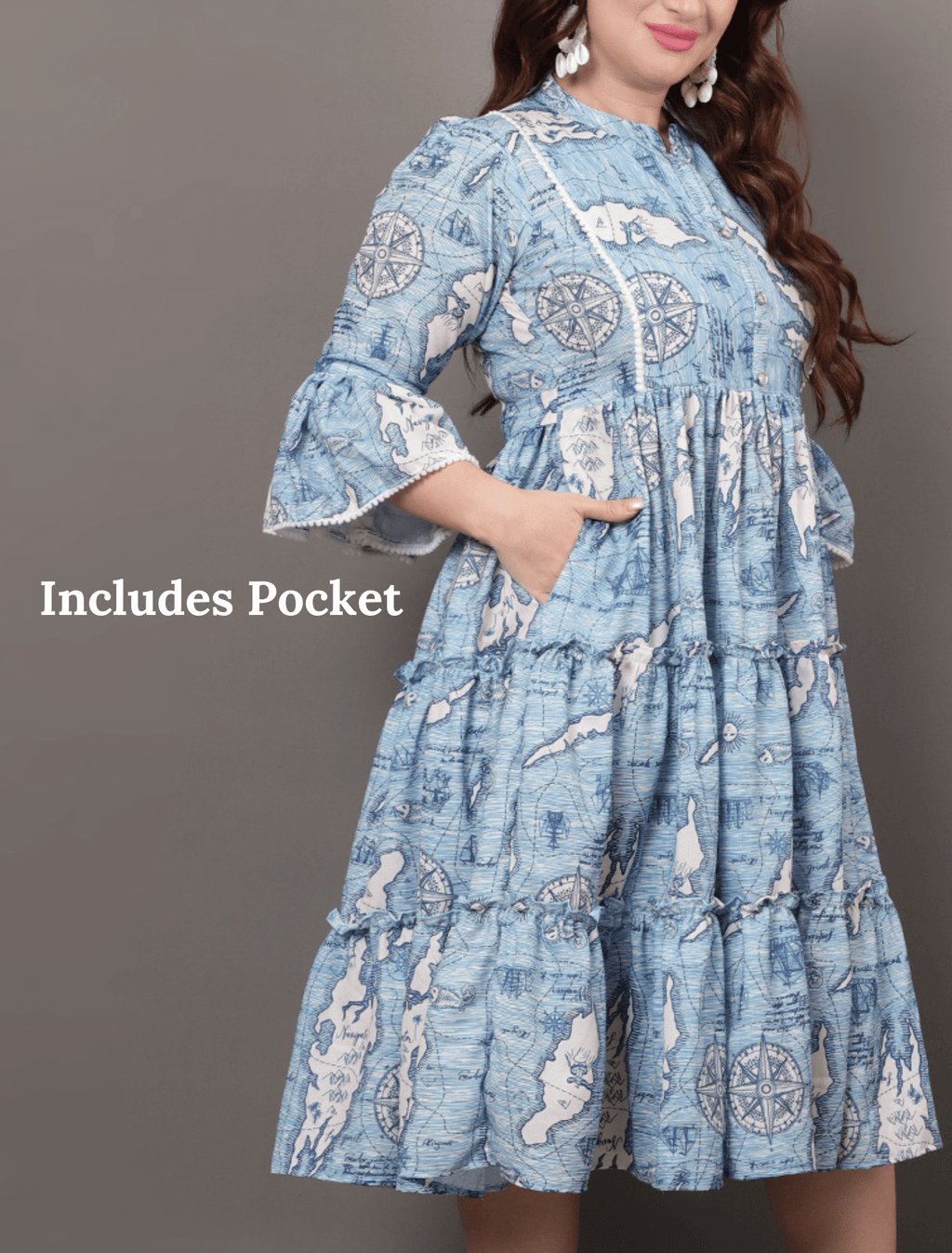 Oceanic Dust Dress