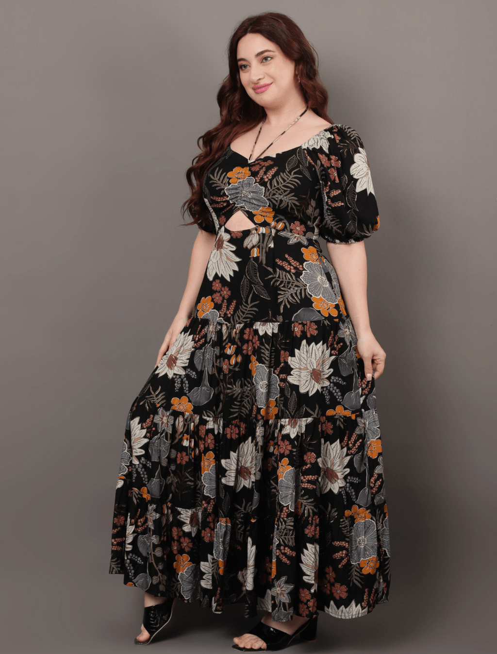 Inky Shadow Dress