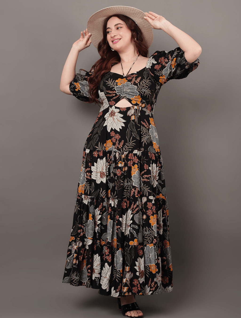 Inky Shadow Dress