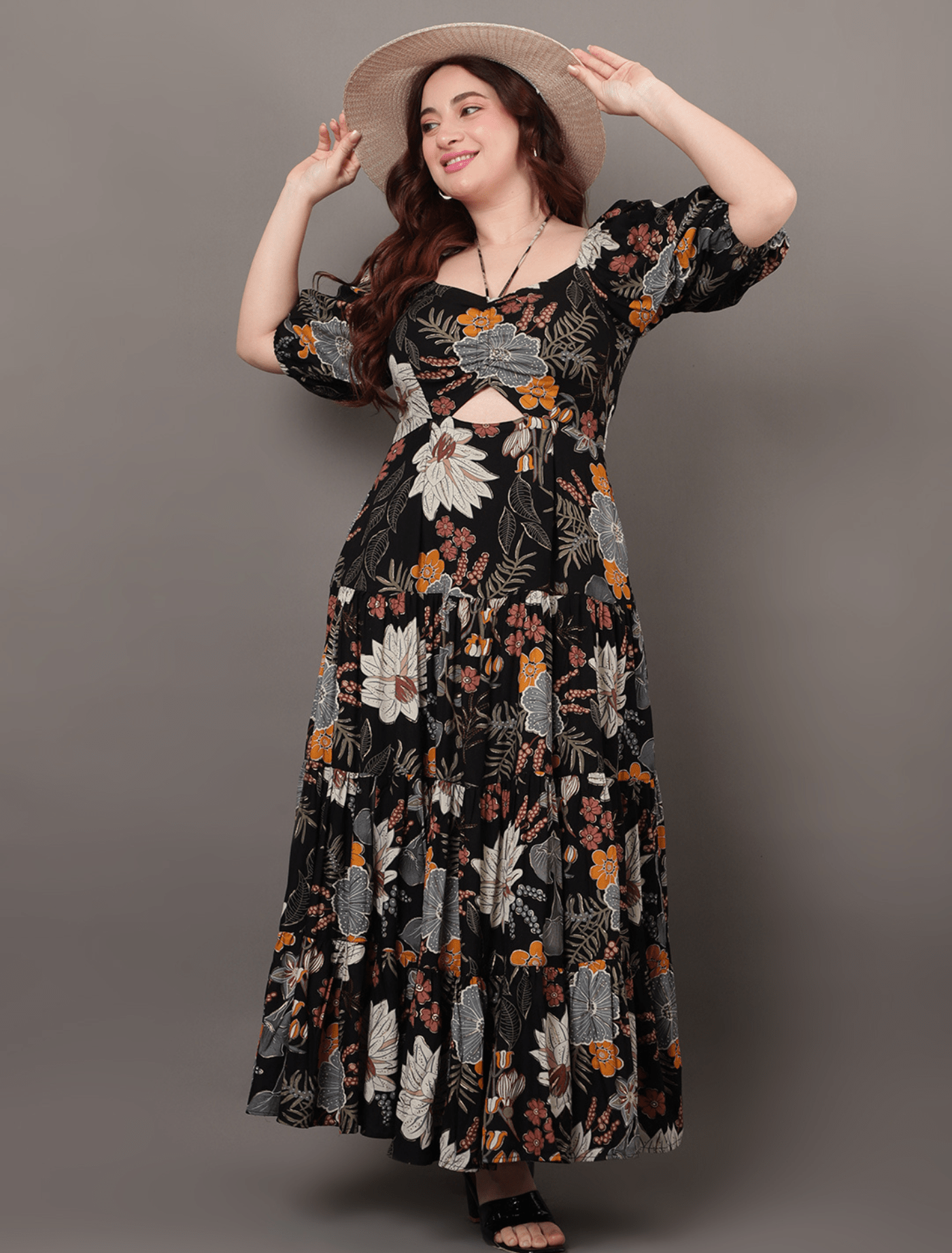 Inky Shadow Dress