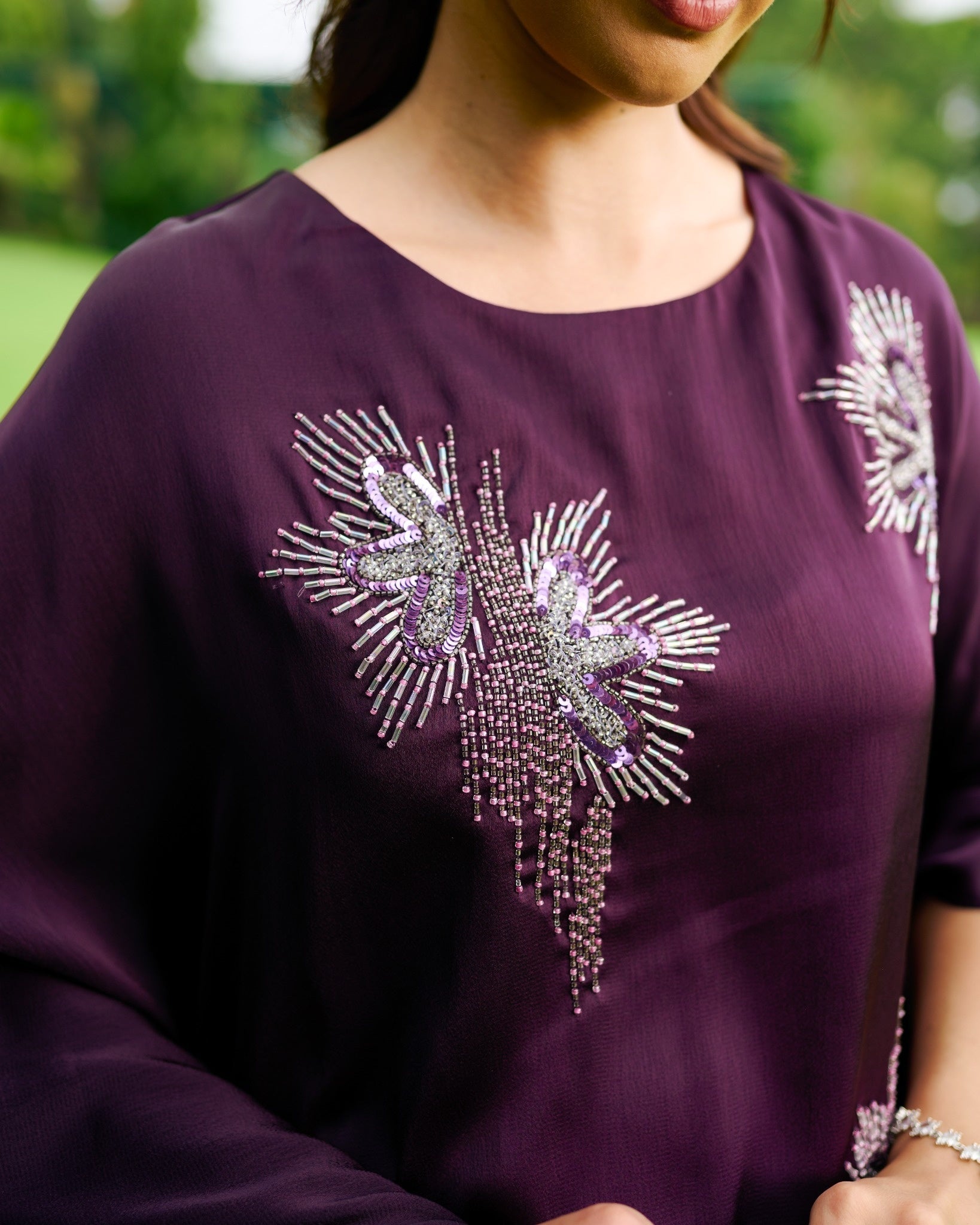 PURPLE SANGA TUNIC