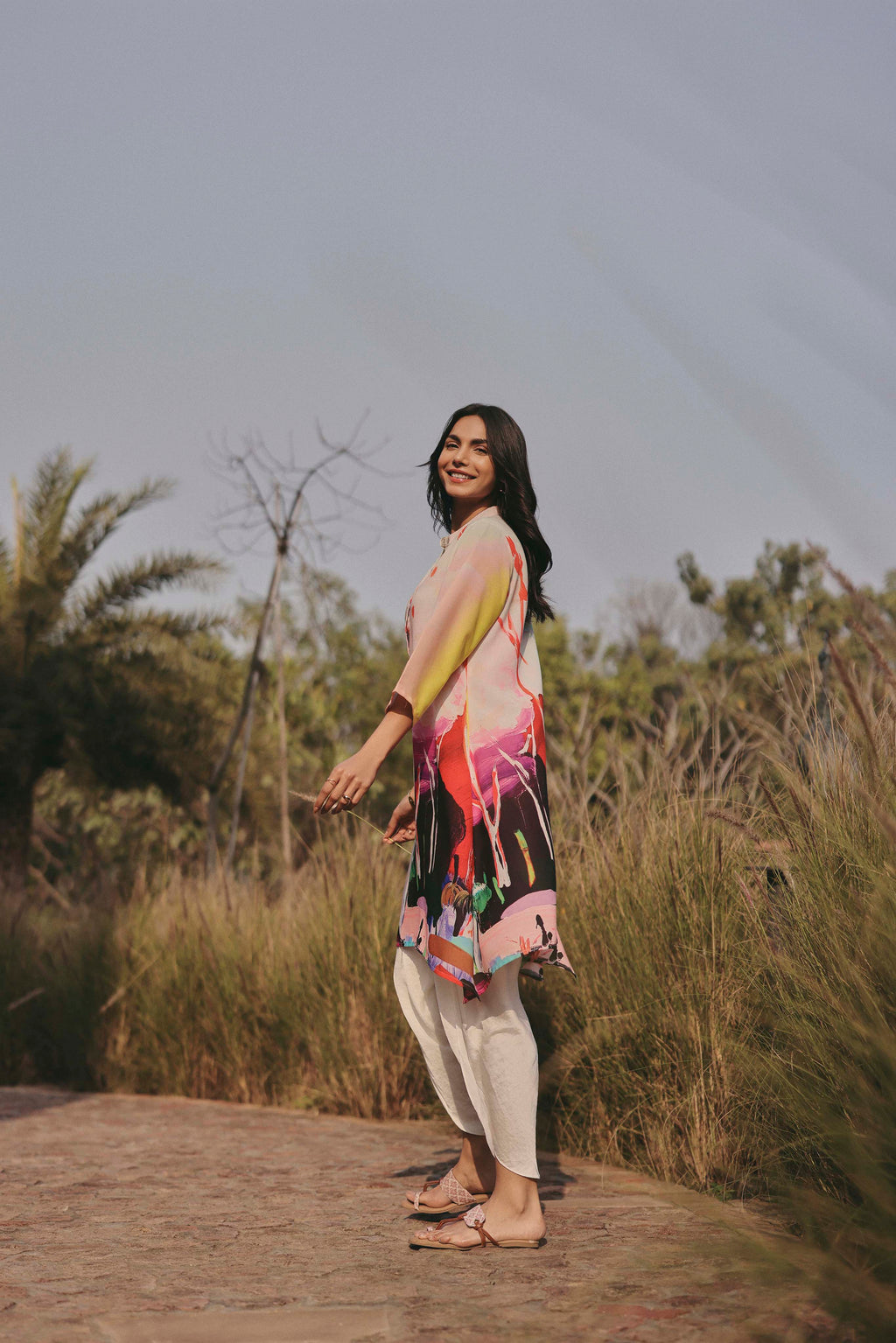 SAAD PINK KAFTAN