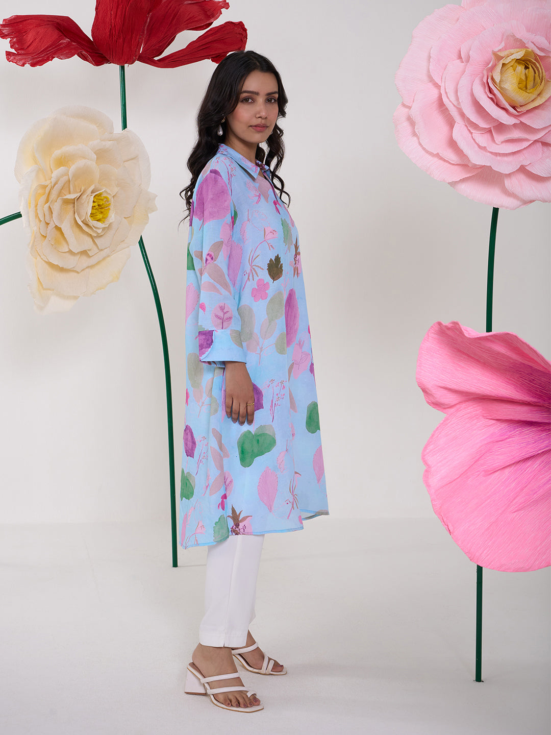 SKY BLUE OLIO AARIA TUNIC