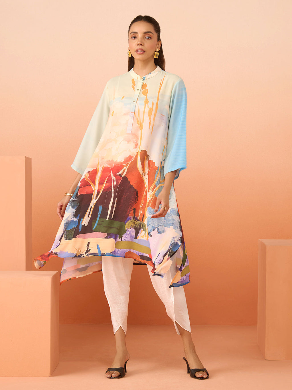 SAAD BLUE KAFTAN
