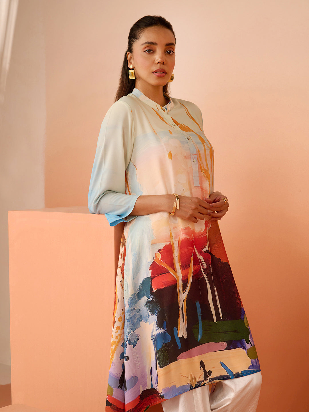 SAAD BLUE KAFTAN