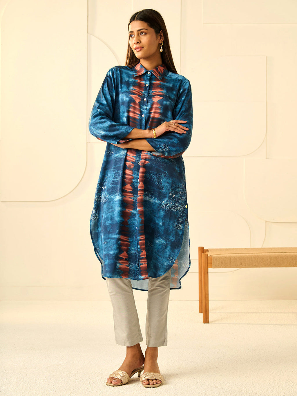 SATURN BLUE WHITNEY TUNIC