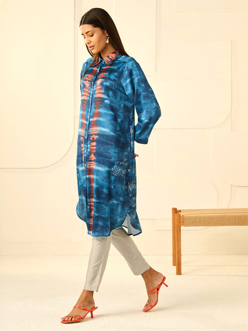 SATURN BLUE WHITNEY TUNIC