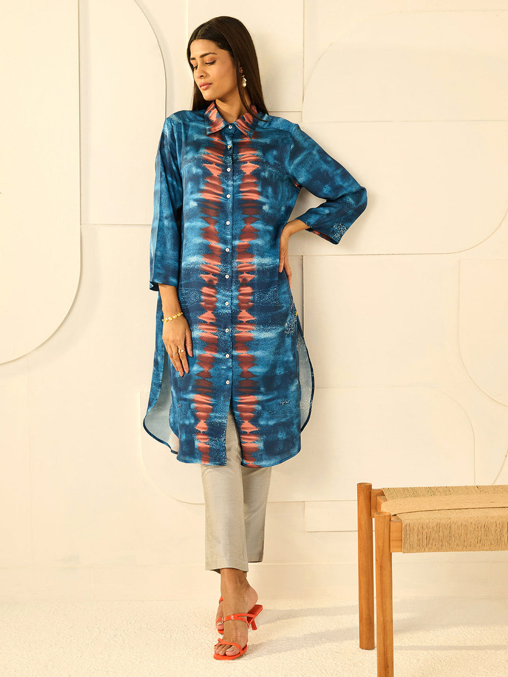 SATURN BLUE WHITNEY TUNIC