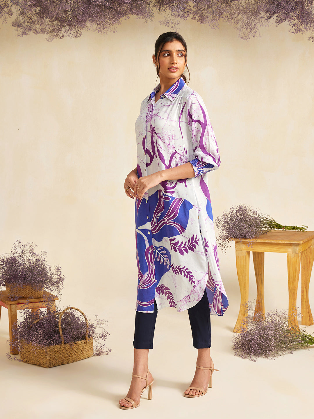 BLUE BLISS WHITNEY TUNIC