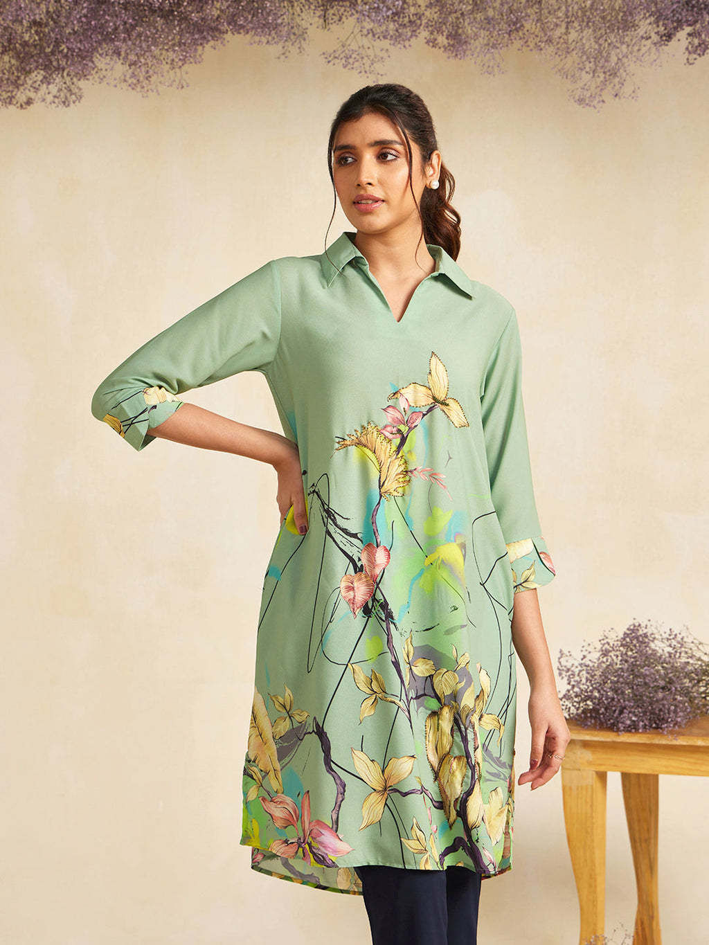 GREEN SUBLIME AARIA TUNIC