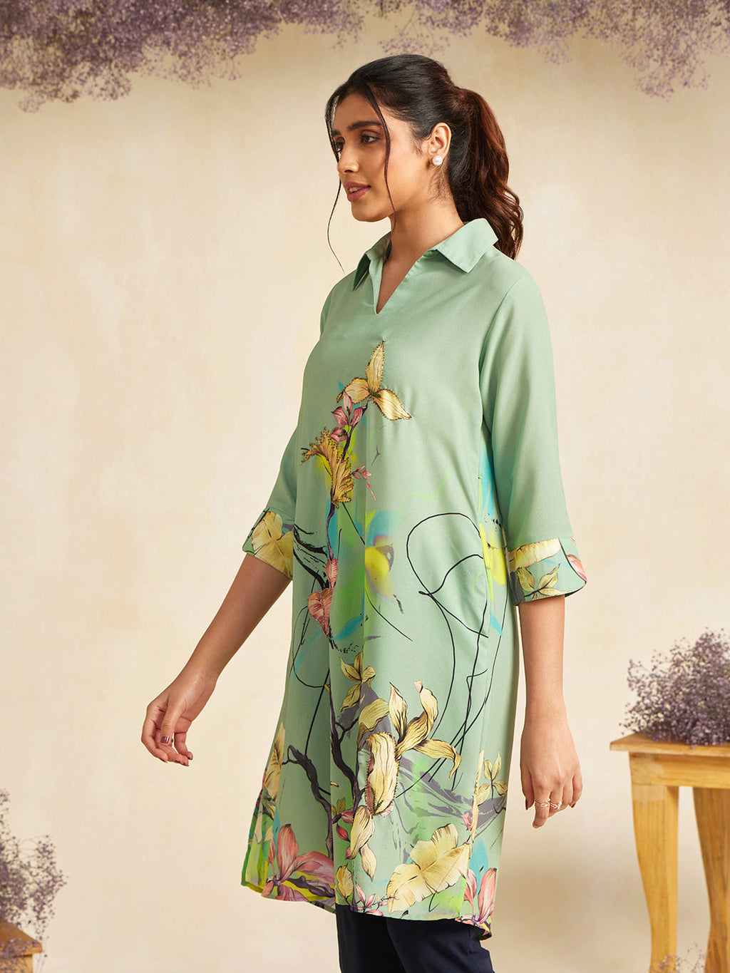 GREEN SUBLIME AARIA TUNIC