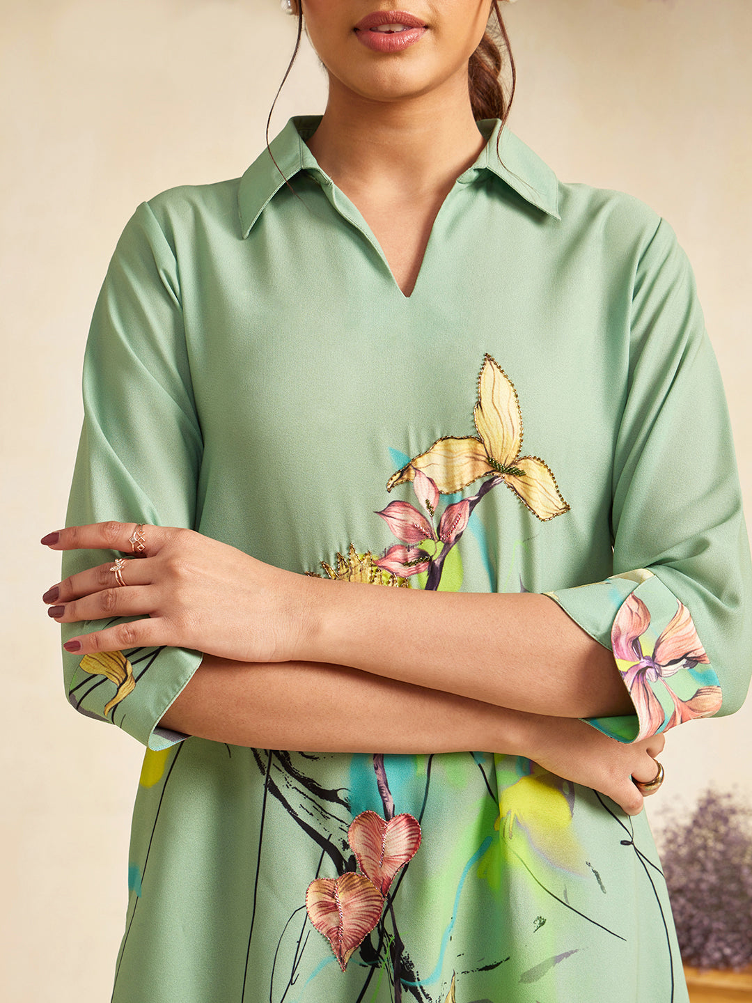 GREEN SUBLIME AARIA TUNIC