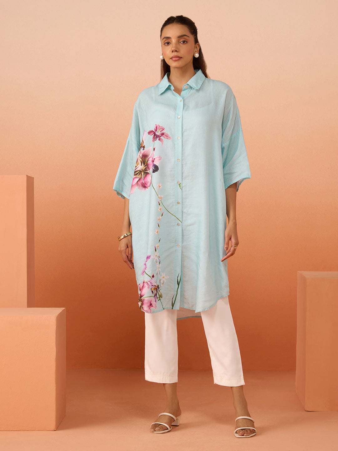 TURQ VAZA GAREN TUNIC