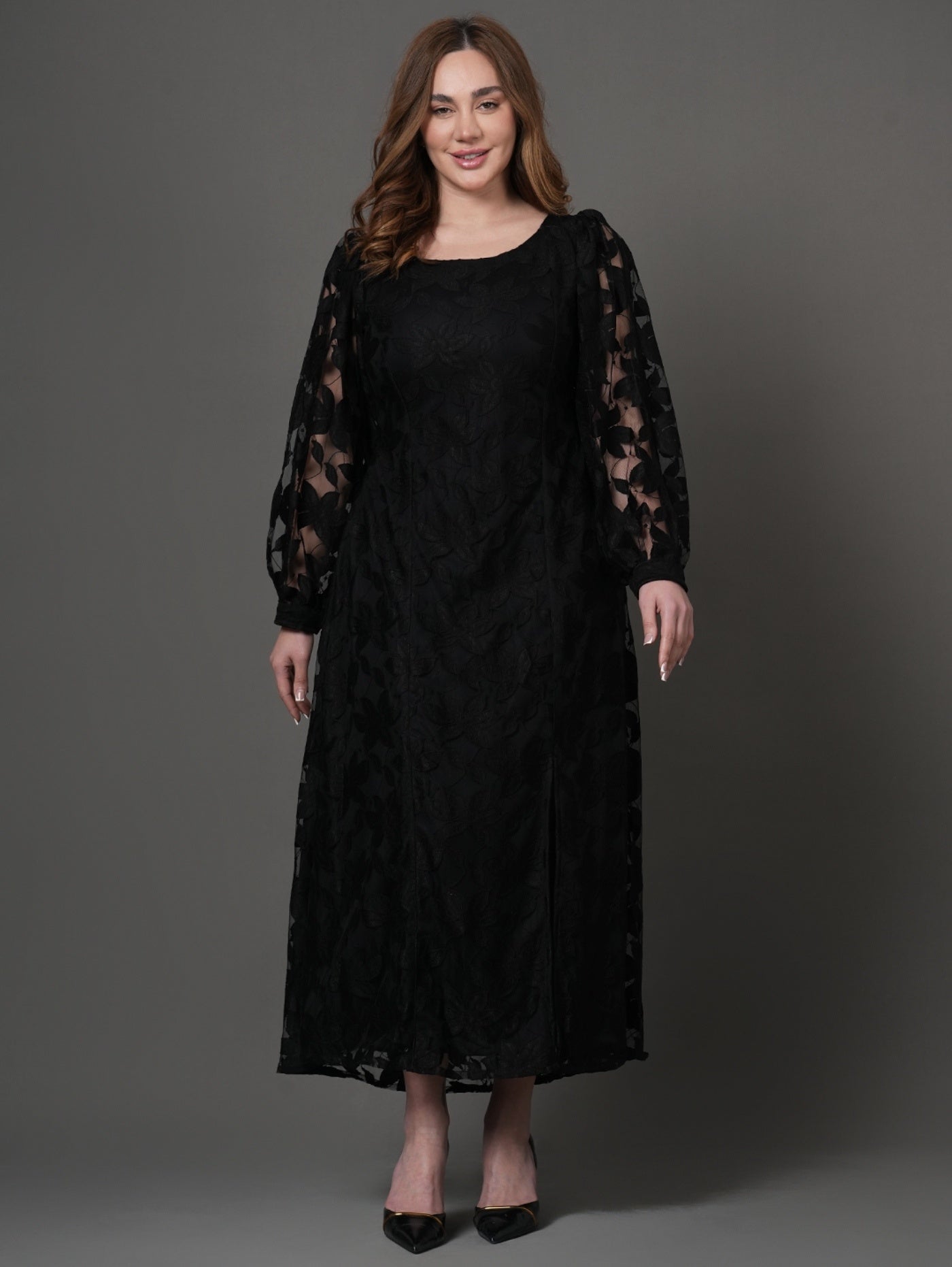 Occy Fit Black Dress