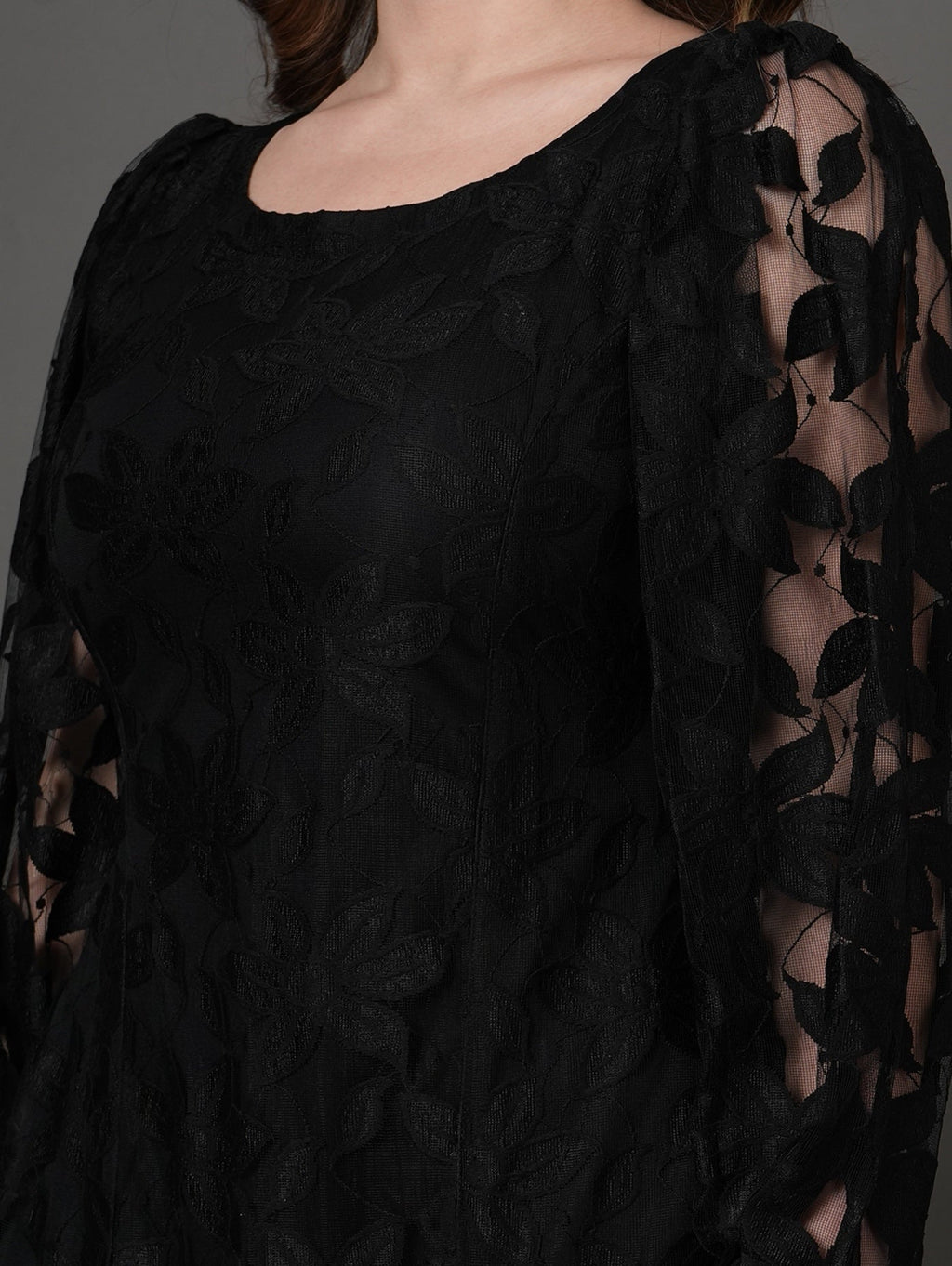 Occy Fit Black Dress