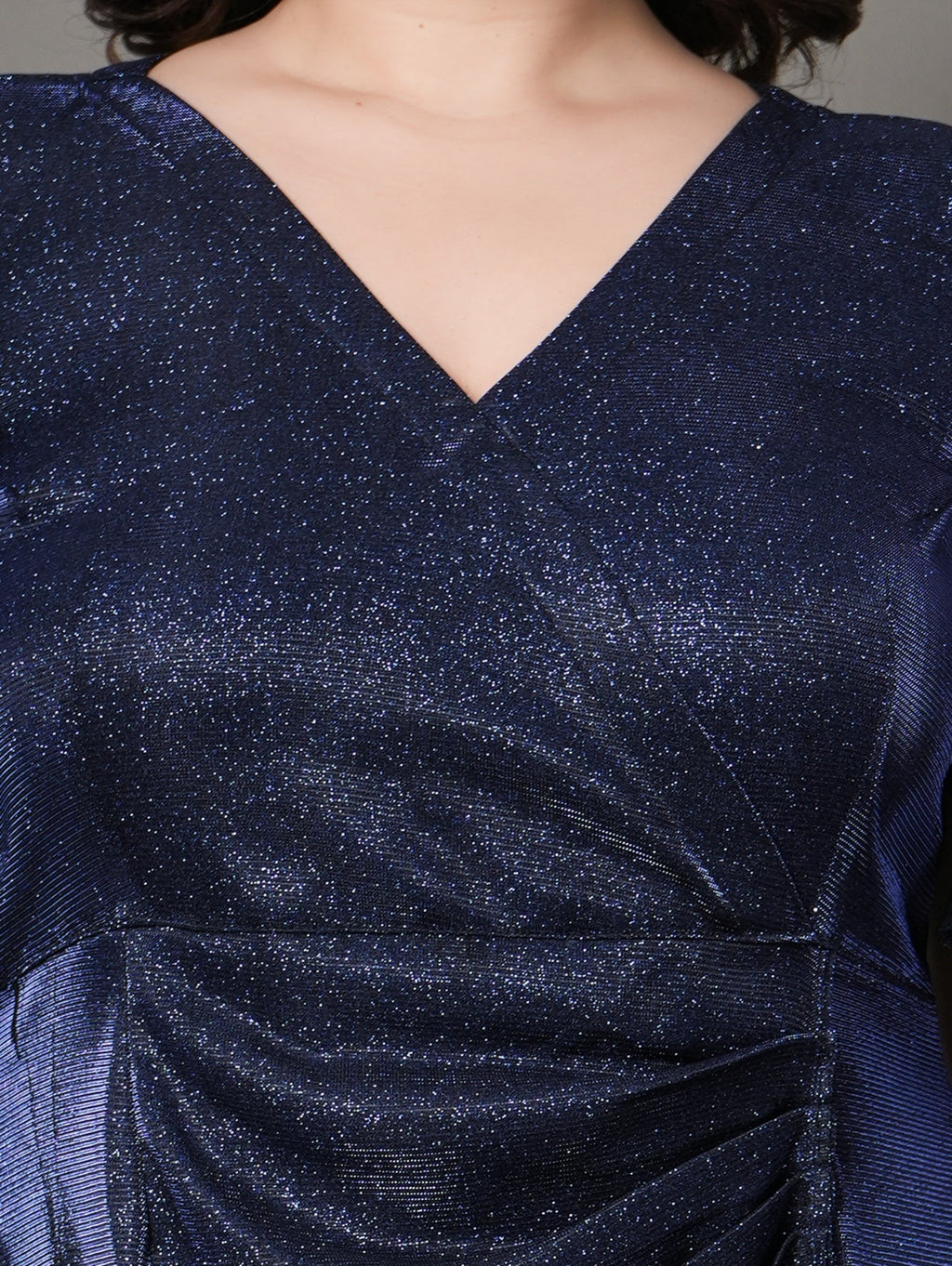 Sparkle Drape Party Dress
