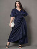 Sparkle Drape Party Dress