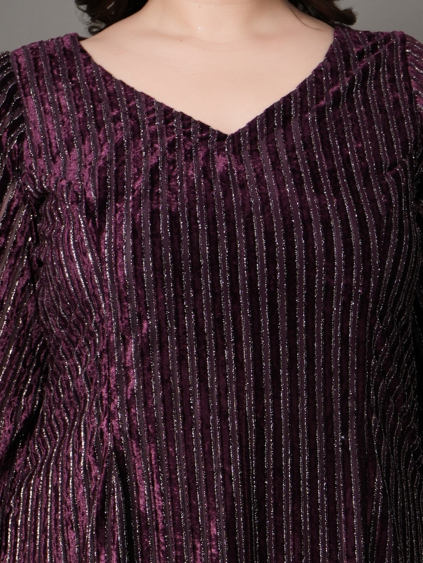 Wine Whisper Party Dress