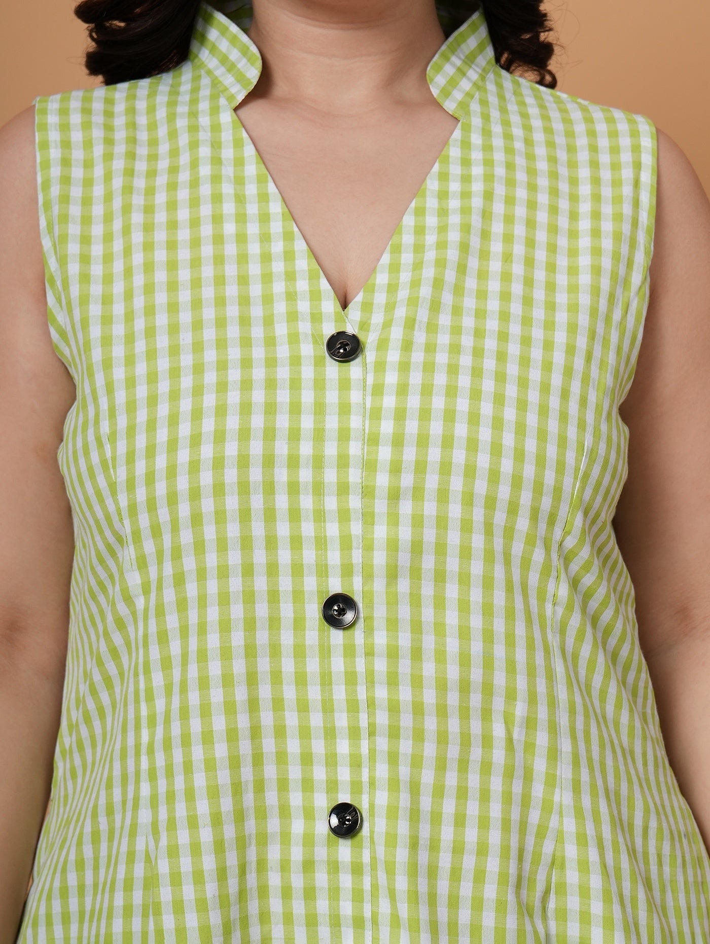 Gingham Maxi Dress