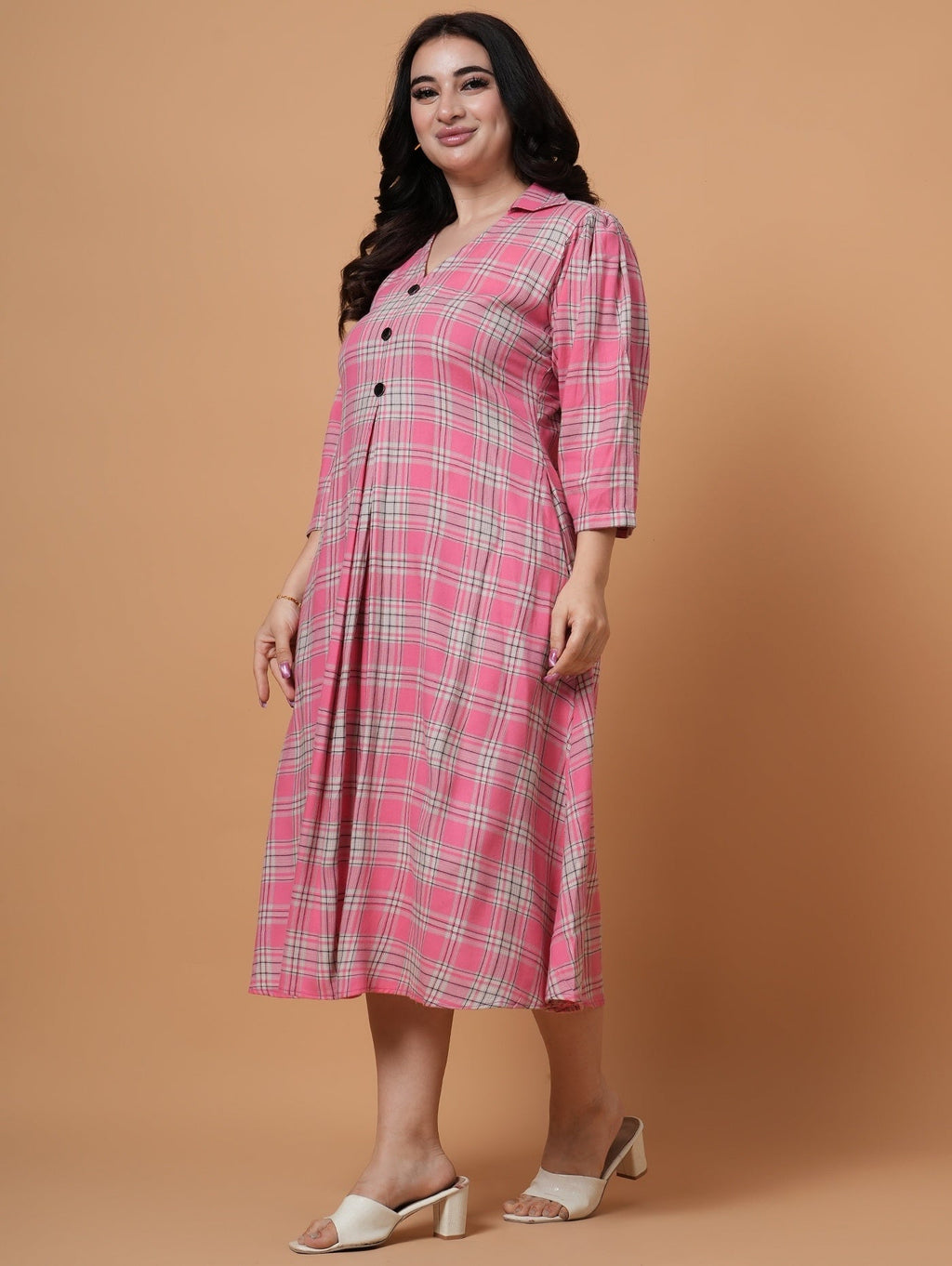 Rosy Midi Dress