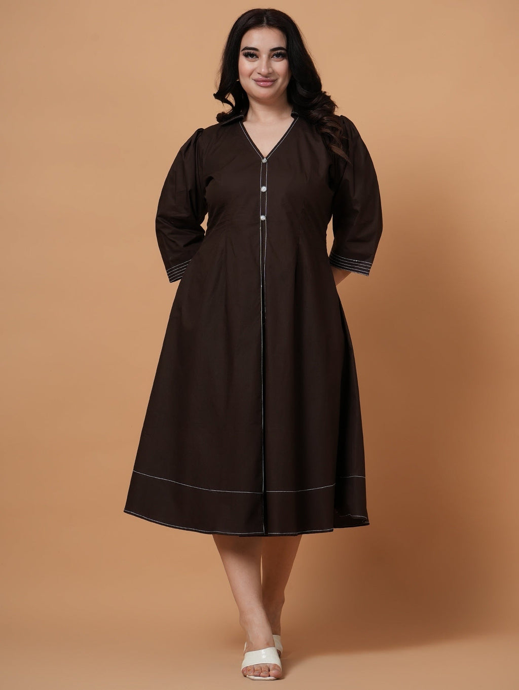 Cocoa Midi  Dress