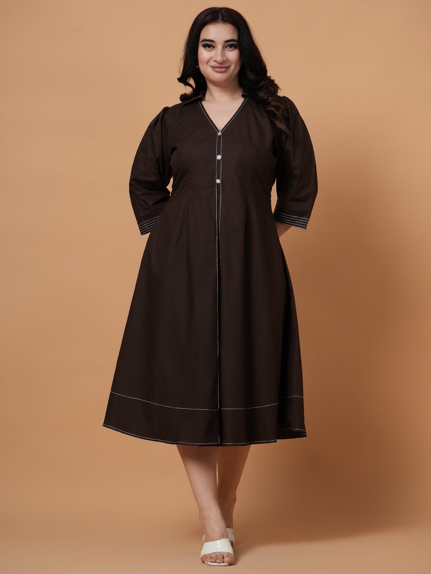 Cocoa Midi  Dress