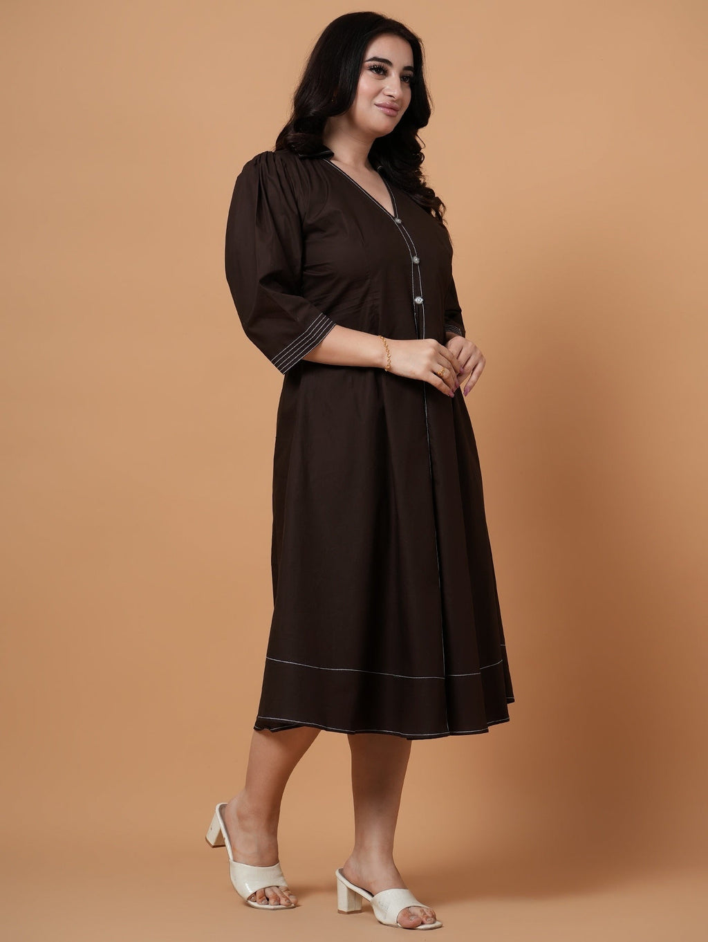 Cocoa Midi  Dress
