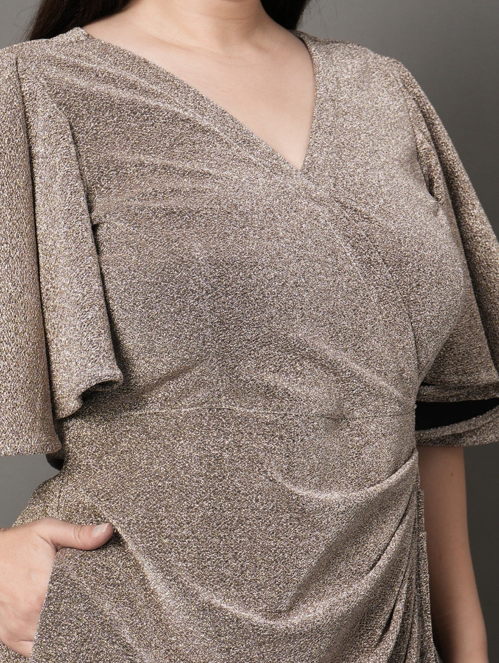 Radiant Wrap Party Dress