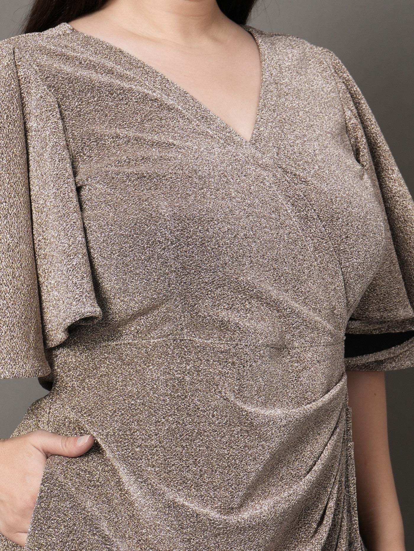 Radiant Wrap Party Dress