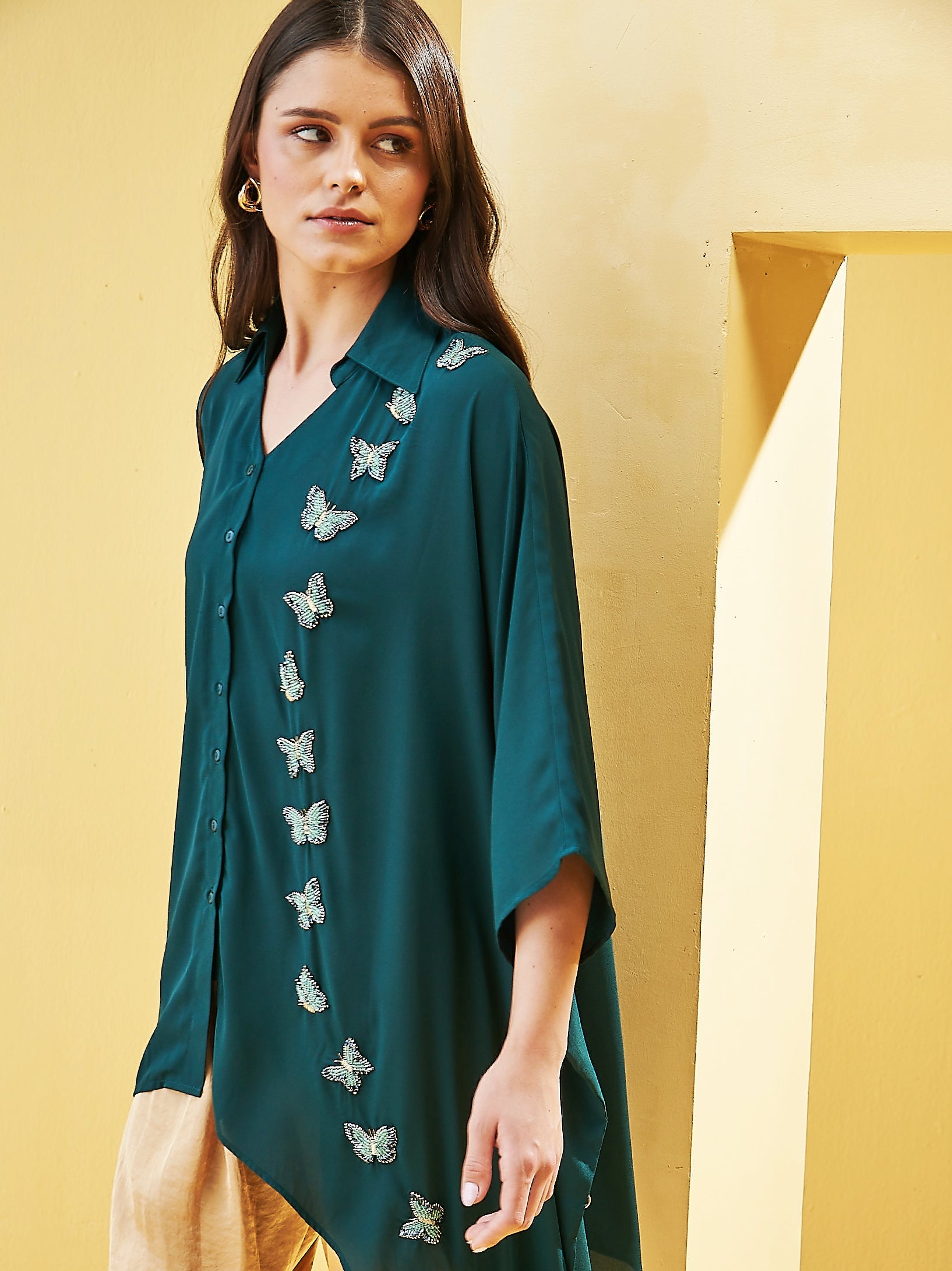 EMERALD GREEN ACE TUNIC