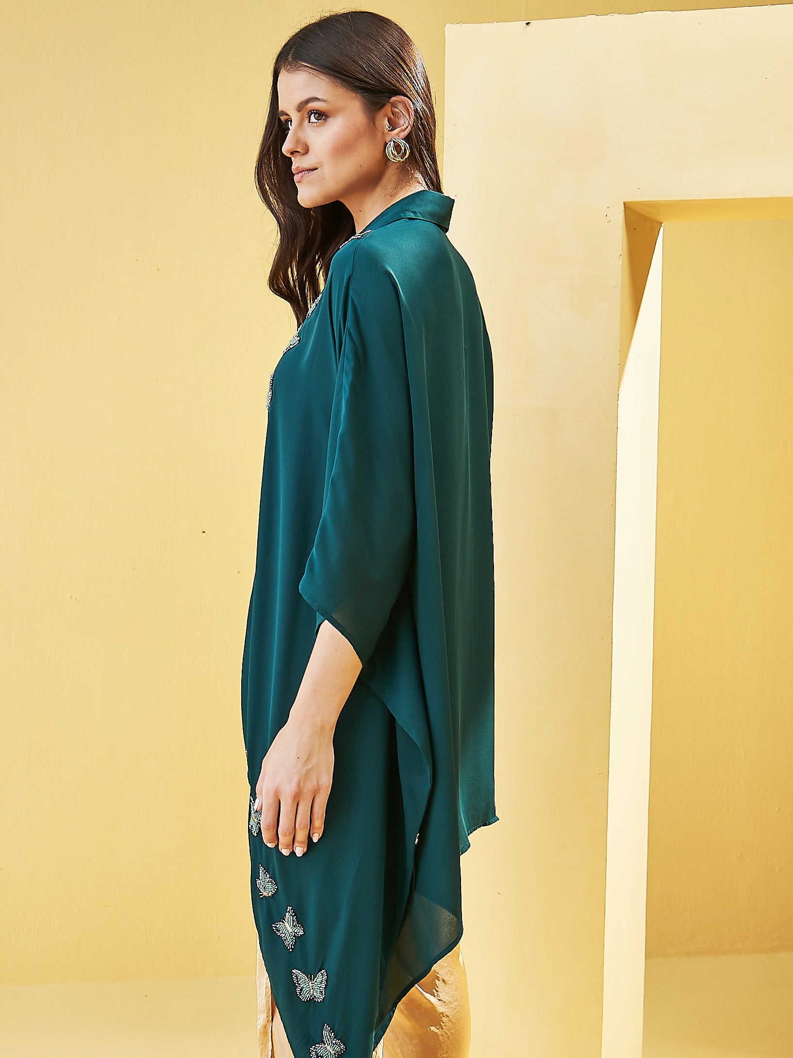 EMERALD GREEN ACE TUNIC